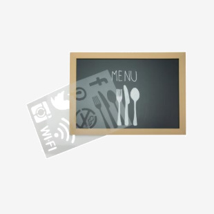 Securit Liquid Chalk Marker Stencil Set Plastic (Pack of 6) SECSTN-5 DF24193
