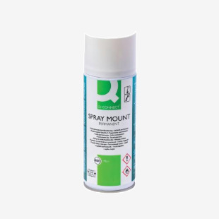 Q-Connect Spraymount Permanent Adhesive Aerosol 400ml KF11026 KF11026