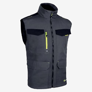 Beeswift Flexworkwear Gilet Two Tone GreyBlack 4XL SFBWGYBL4XL BSW39141