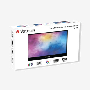 Verbatim PM-14 14 inch Portable Monitor IPS Full HD 49590 VM49590