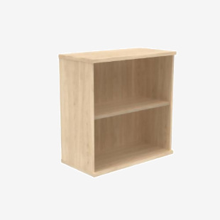 VOW Astin Bookcase 1 Shelf 800x400x816mm Canadian Oak KF823742 KF823742