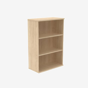 VOW Astin Bookcase 2 Shelves 800x400x1204mm Canadian Oak KF823759 KF823759