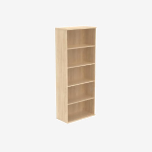 VOW Astin Bookcase 4 Shelves 800x400x1980mm Canadian Oak KF823773 KF823773