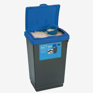 Slingsby Economy Salt and Grit Bin BlackBlue 47L 389089 SBY35423