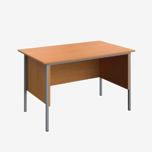 VOW 5 Star Modara Rectangular Desk 1200x750x730mm Beech KF882392 KF882392