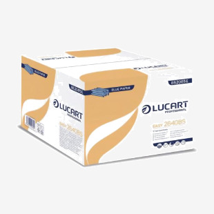 Lucart Professional Recycled 1-Ply C-Fold Hand Towels 176 Sheets Green (Pack of 15) 862095E ESP01426