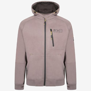 JCB Trade Zip Thru Hoodie Grey M DK9S-M BSW03245