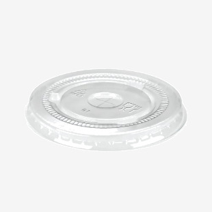 Go-Pak Straw Slot Cold Cup Lid Recyclable PET 9oz Clear (Pack of 1000) R11002 GPK60180