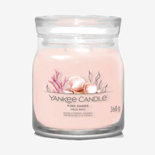 Yankee Candle Signature Medium Jar 368g Pink Sands (Pack of 4) 1629996E YC12884