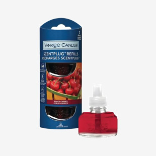 Yankee Candle Scent Plug Refill 2-Pack Black Cherry (Pack of 4) 1629315E YC10182
