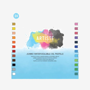 Artiste Water Soluble Oil Pastels (Pack of 24) DOA 551024 WD07338