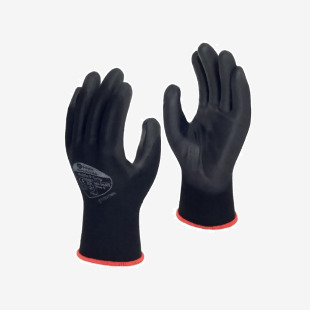 Ph Polyco Polyco Matrix P Grip PU Palm Coated Glove Black Size 11 40-MAT11 HEA82862