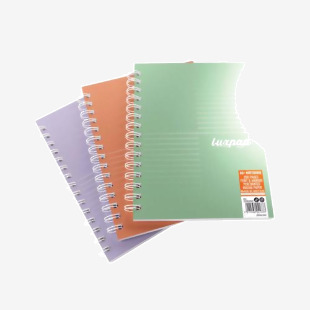Silvine Luxpad Metallic 200 Page A5+ Assorted (Pack of 3) LUXA5MAC SV44133
