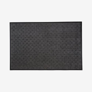 Doortex Ribmat IndoorOutdoor Use Anti-slip Base 600x900mm Charcoal UREMFLRU0009 FL19316