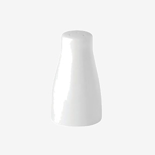 Pure White Pepper Pot 3.3in8.5cm (Pack of 6) E12002-B06024 UTP63716