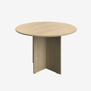 VOW Serrion Leg Round Boardroom Table 1100x1100 OKSilver KF800266 KF70337
