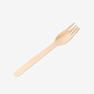 Economy Disposable Birch Wood Fork 16cm (Pack of 100) F90221-0 UTP51312