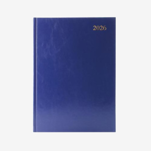 5 Star Desk Diary Day Per Page Appointment A4 Blue 2026 KFA41ABU26 KFA41ABU26