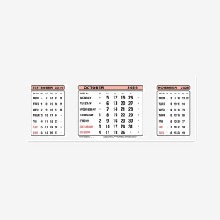 At-A-Glance Calendar Refill 2026 3SR26 AT3SR26