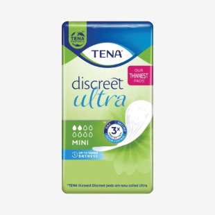 TENA Discreet Ultra Mini Incontinence Pads (Pack of 20) 33940 RWS85337