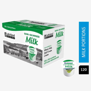 Lakeland Semi-Skimmed Milk Pots (Pack of 120) NWT127