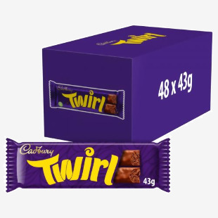 Cadbury Twirl 43g (Pack of 48) 611498 NWT237