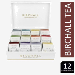 Birchall 12 Compartment White Display Box Supplied With 120 Mixed Envelope Premium Tea NWT5028