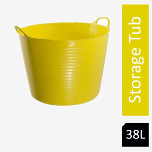 Red Gorilla Tubtrug Yellow Tub Large 38 Litre NWT5683