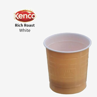 Kenco Rich Roast White Coffee Vending In Cup (25 Cups) - PACK (12) NWT1611P