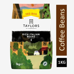 Taylors of Harrogate Rich Italian Coffee Beans 1kg NWT6115