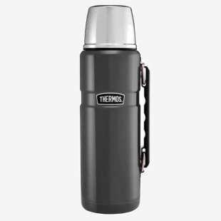 Thermos SS Gun Metal Flask 1.2 Litre NWT4275
