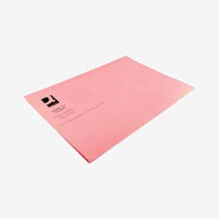 Q-Connect Square Cut Folder Lightweight 180gsm Foolscap Pink (Pack of 100) KF26029 KF26029
