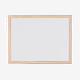 Q-Connect Wooden Frame Whiteboard 400x300mm KF03569 KF03569