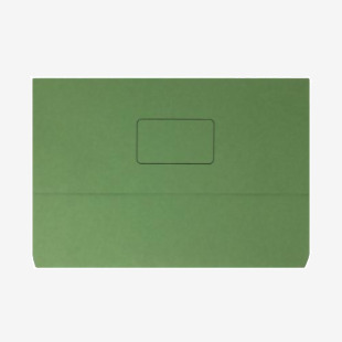 Document Wallet 220gsm Foolscap Green (Pack of 50) 45914EAST WX23012A