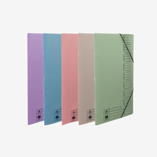 Concord 9-Part File Foolscap Elasticated Assorted (Pack of 10) 19099 JT19099