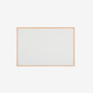 Q-Connect Wooden Frame Whiteboard 900x600mm KF03571 KF03571