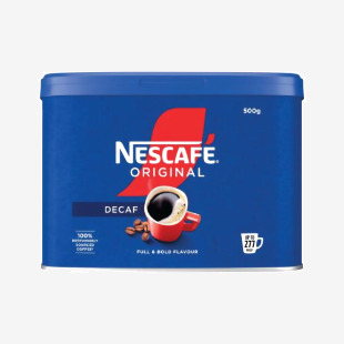 Nescafe Original Decaffeinated Instant Coffee 500g Tin 12315569 NL60870