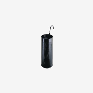 UmbrellaWaste Bin Perforated Black 310251 SBY05954