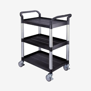 Black Open Service Trolley Cart 309620 SBY05623