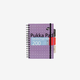 Pukka Pad Executive Ruled Wirebound Project Book A5 (3 Pack) 6336-MET PP16336