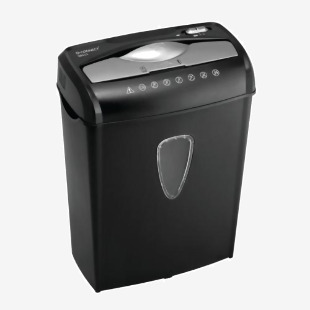 Q-Connect Q8CC2 CrosSq Cut Paper Shredder (Shreds up to 8 sheets of 75gsm paper) KF17973 KF17973
