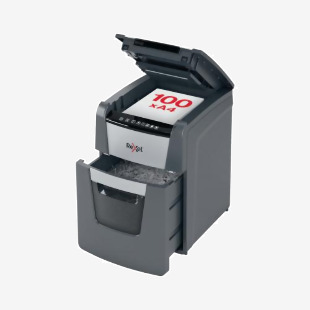 Rexel Optimum Autofeed+ 100X Cross-Cut P-4 Shredder 2020100X RM50463