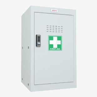Phoenix MC Series MC0644GGE Size 3 Cube Locker in Light Grey with Electronic Lock MC0644GGE