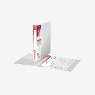 Snopake 2 Ring Binder 15mm A5 Clear (Pack of 10) 10108 SK03117