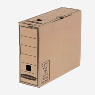 Bankers Box Earth Series Transfer File A4 100x315x250mm Brown (Pack of 20) 4470201 BB23