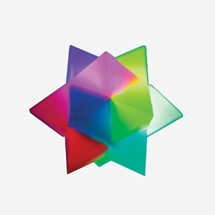 Unbranded Flashing 12 Pointed Prism Ball Battery Operated SFPRISM PLN10362