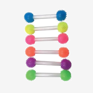 Unbranded Spikey Light Up Double Baton 430mm SFDBB PLN61549