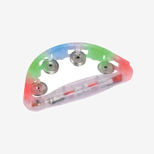Unbranded Flashing LED Light Up Tambourine Plastic Large STAM PLN88032