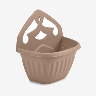 Whitefurze 32cm Athens Wall Planter Taupe G07W32TP WFH02464