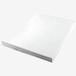 Q-Connect 5mm Quadrille Board Back Memo Pad 160 Pages A4 (10 Pack) KF32008 KF32008